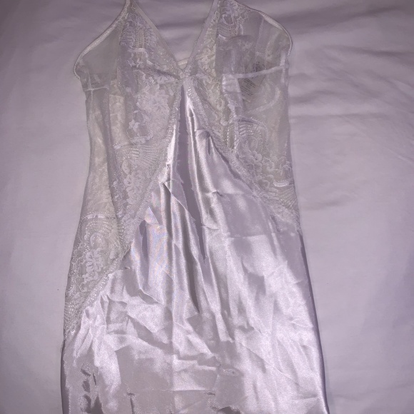 soft silk lace white slip - Picture 1 of 2